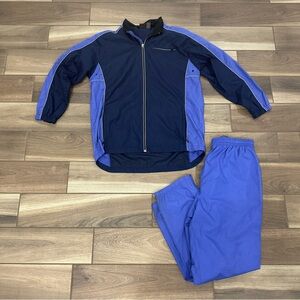 Blue Windbreaker/Track Suit